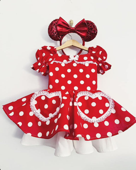 PREORDER Classic mouse dot poof dress ultimate poof dress
