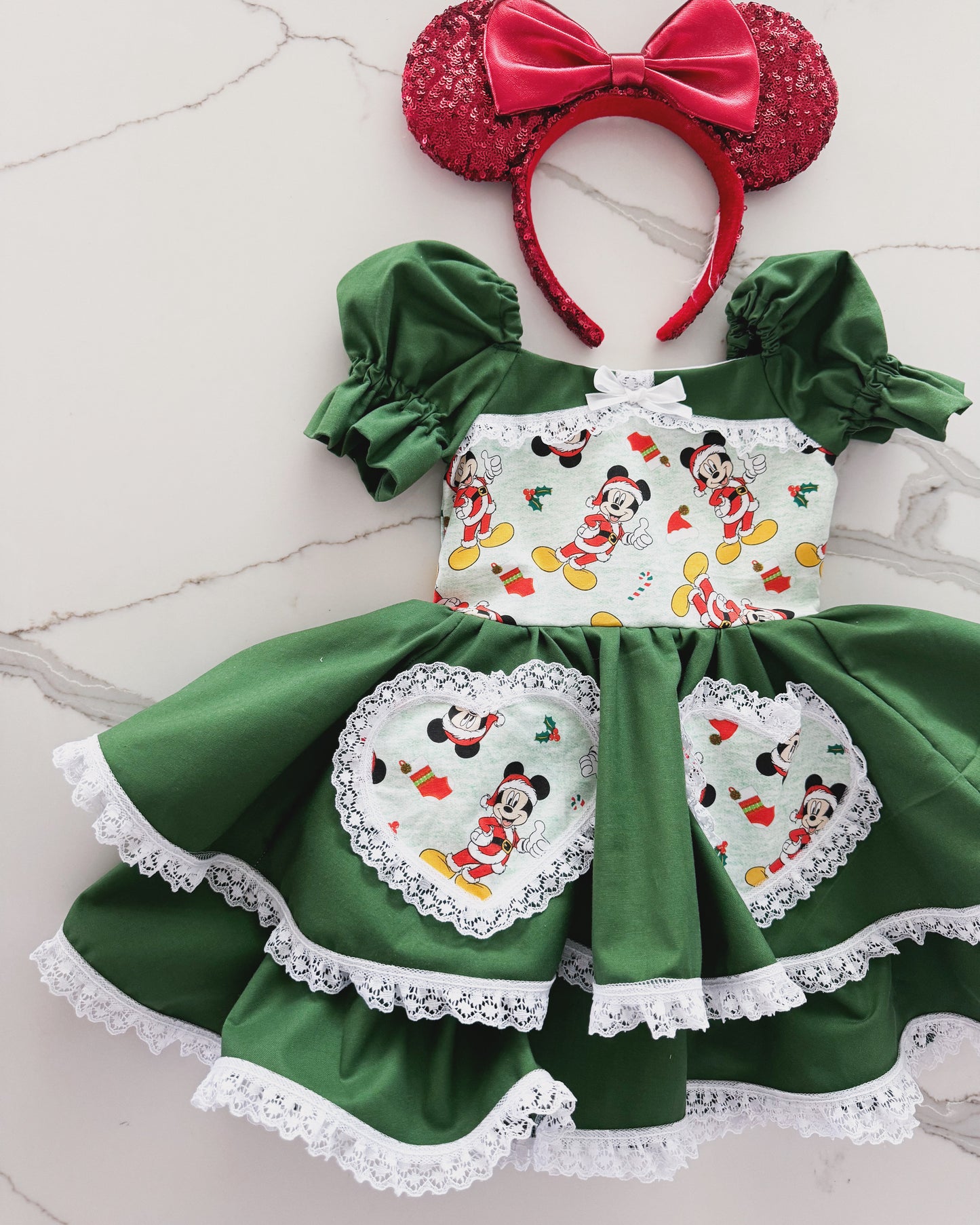 PREORDER Mouse wonderland layered twirl dress