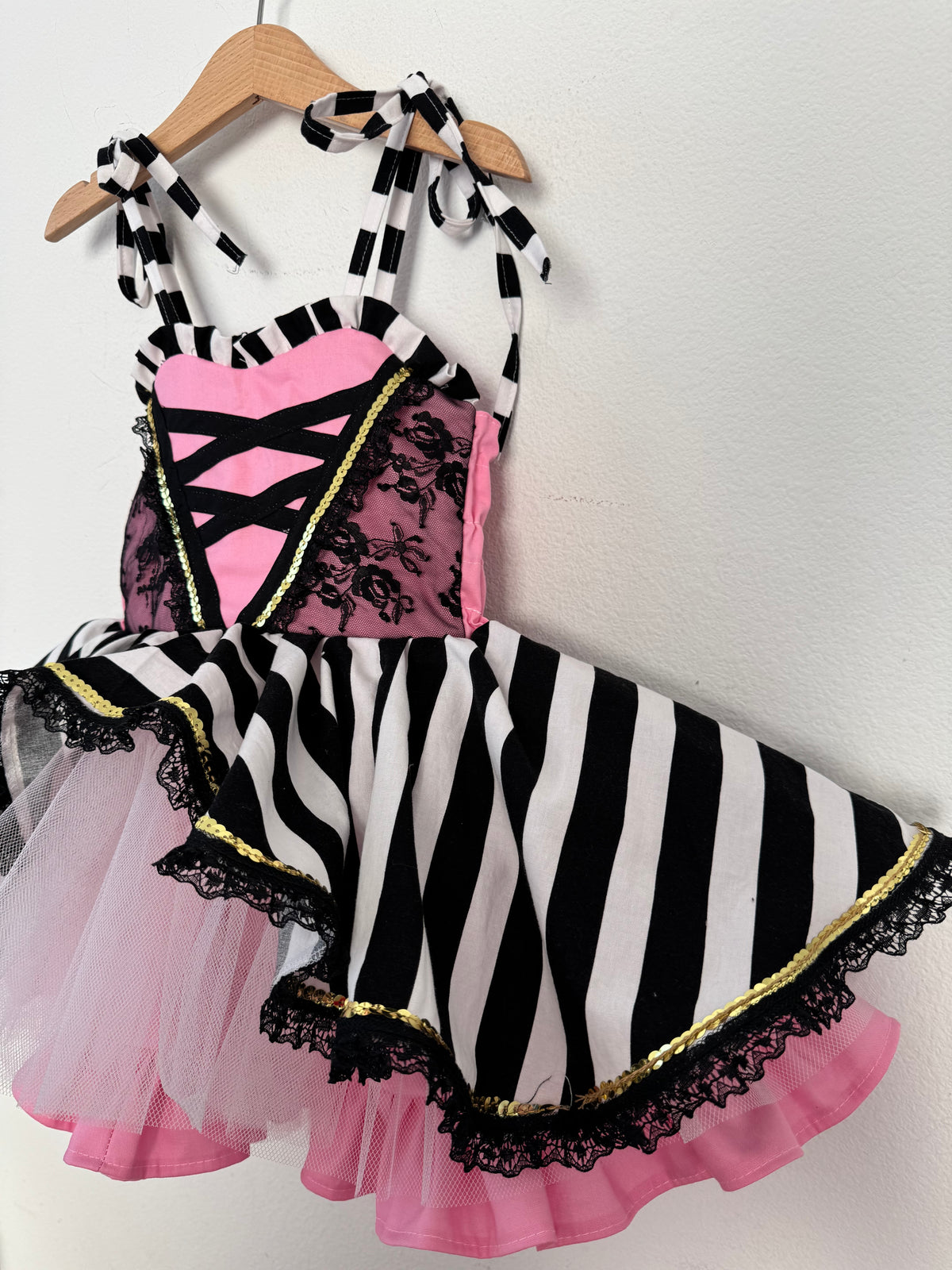 PREORDER Pink pirate night poof dress