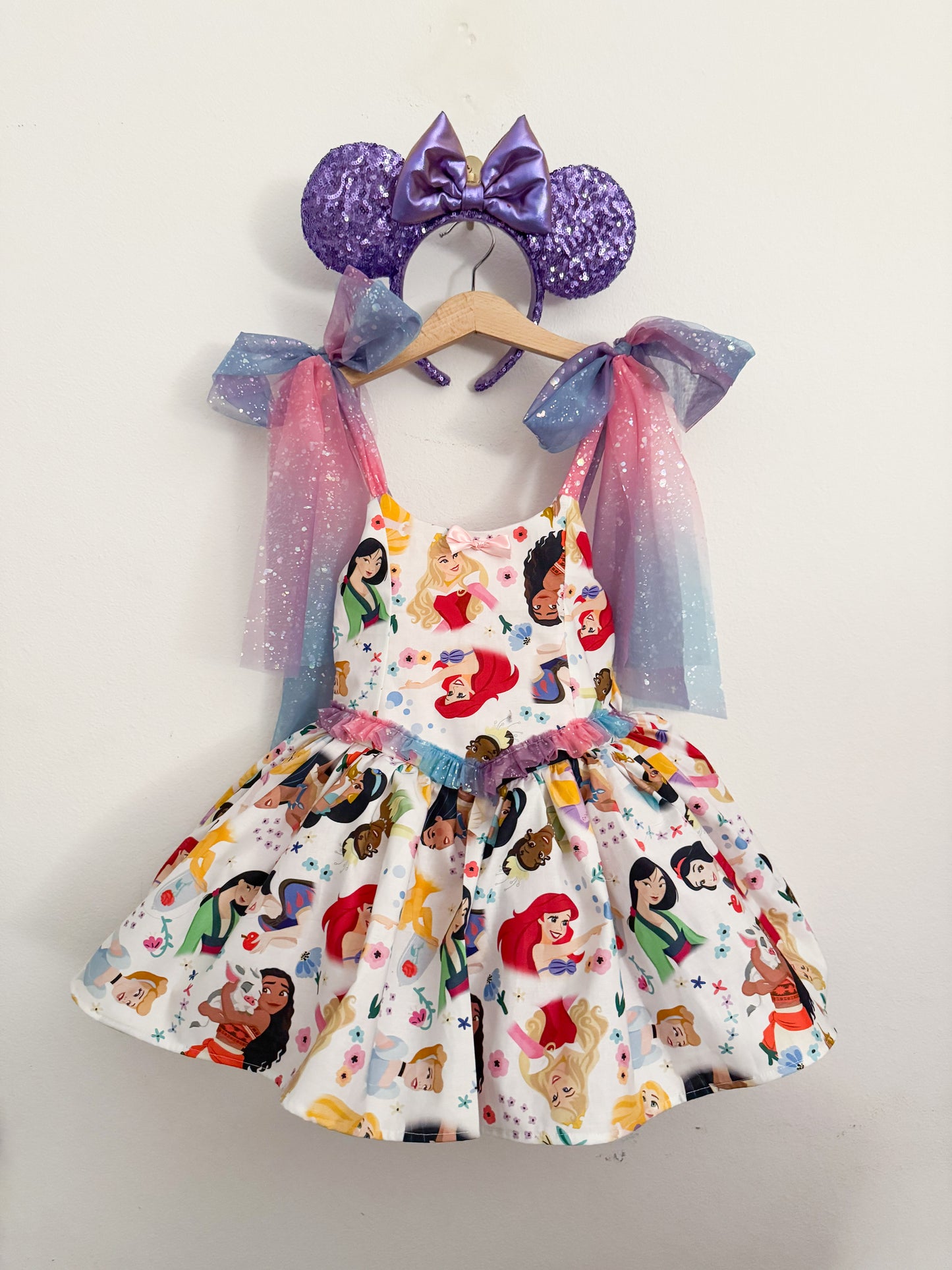 PREORDER Princess V twirl dress WITH petticoat
