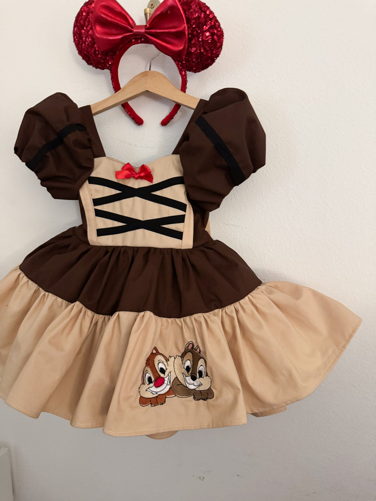 PREORDER Chipmunk petticoat dress