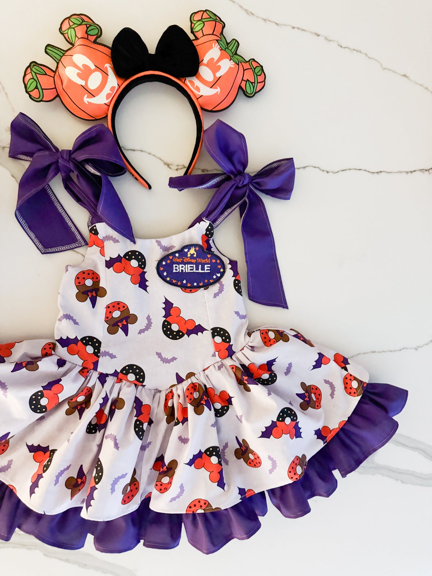PREORDER Violet boogie bash dress WITH name tag