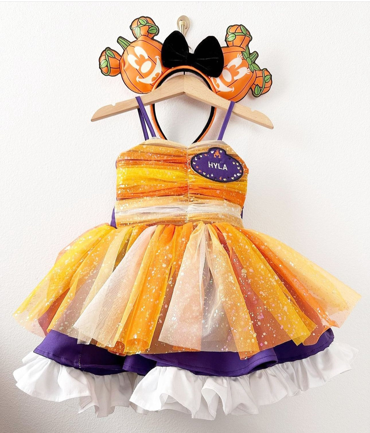 PREORDER Boogie Bash Halloween twirl dress (Name tag INCLUDED)