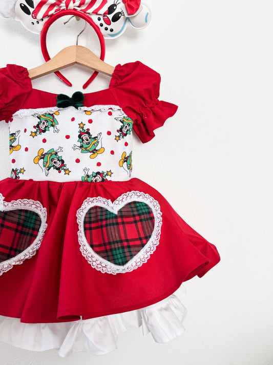 Preorder Tree Mouse twirl dress with petticoat layer