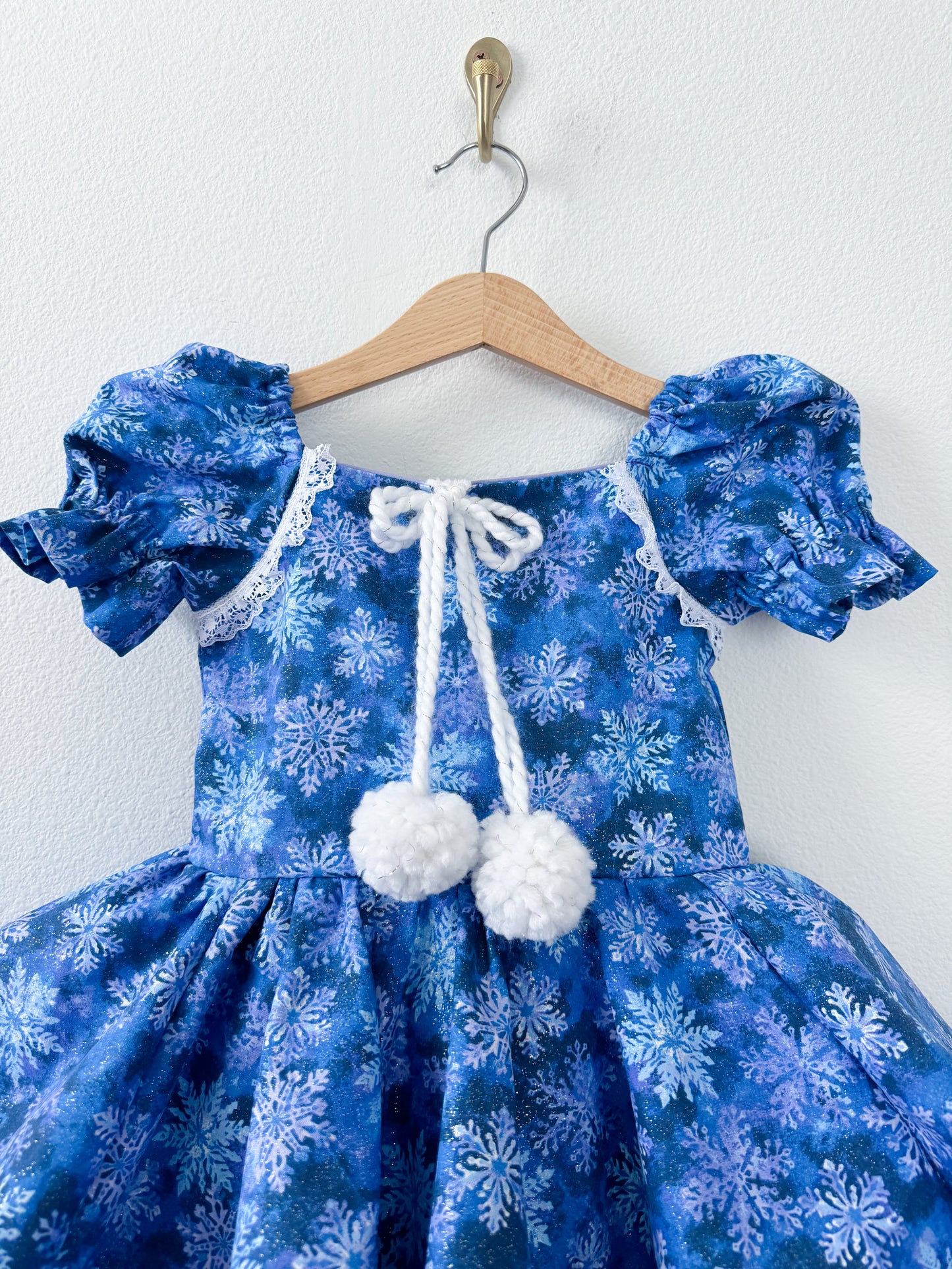 PREORDER Snowflake twirl dress with petticoat layer