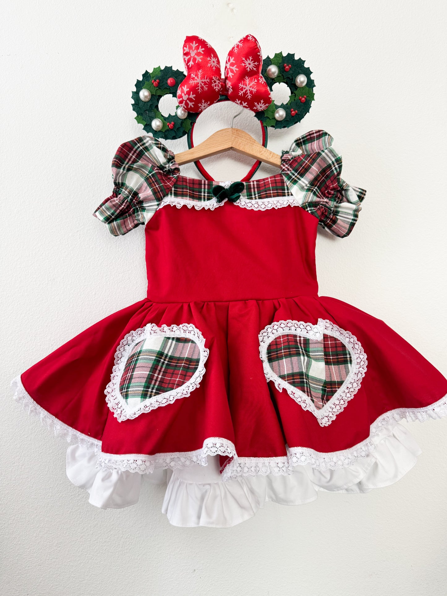 PREORDER Plaid twirl dress