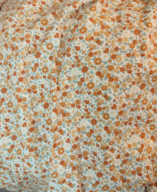 Preorder fall floral twirl dress with petticoat