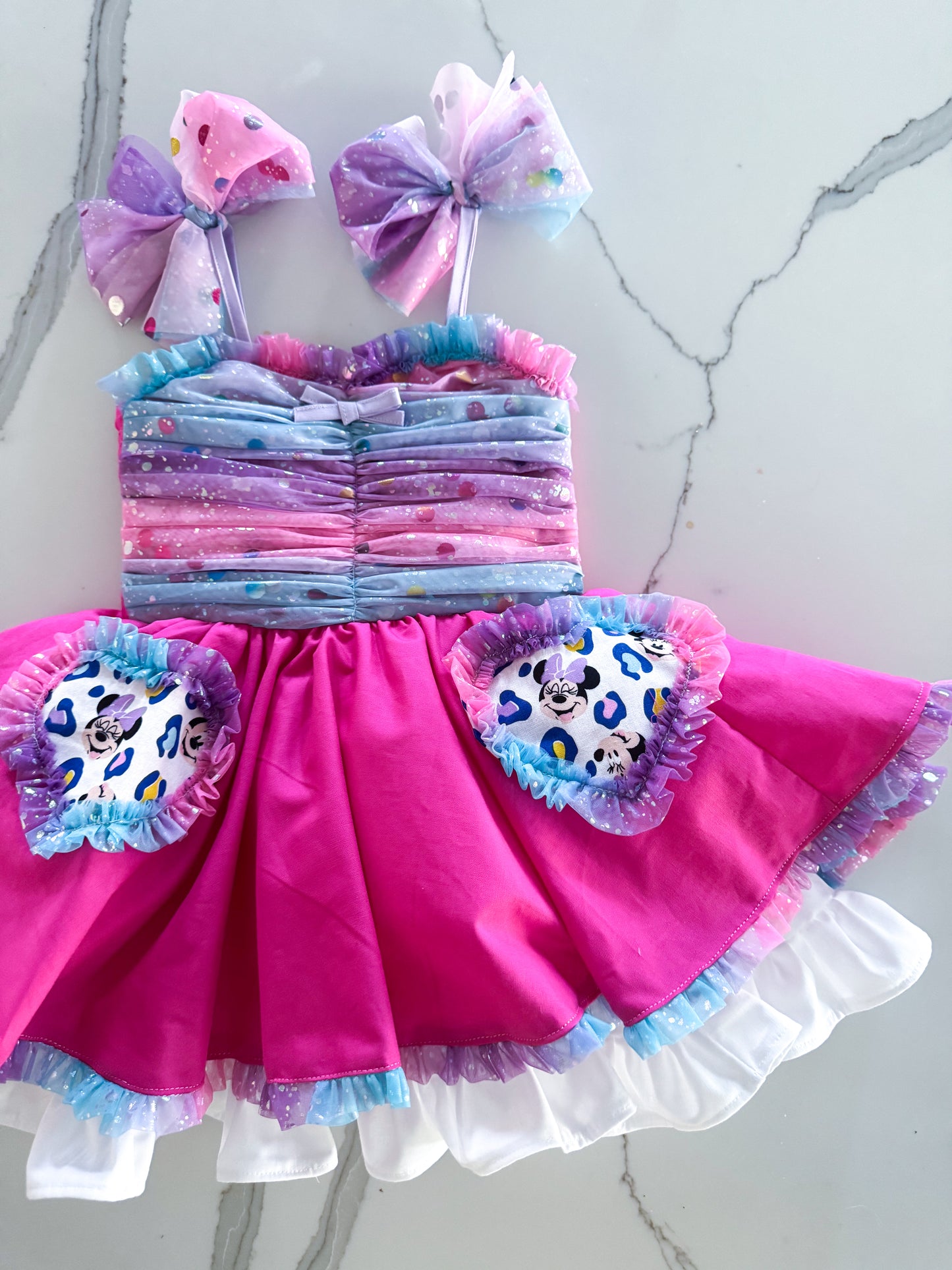 PREORDER Hot Pink Ombre Ultimate Poof Dress