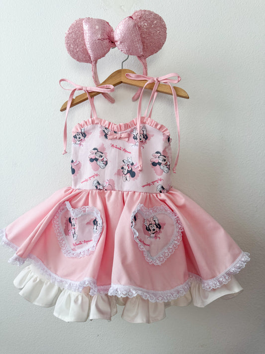 PREORDER CUSTOM Petite floral twirl dress