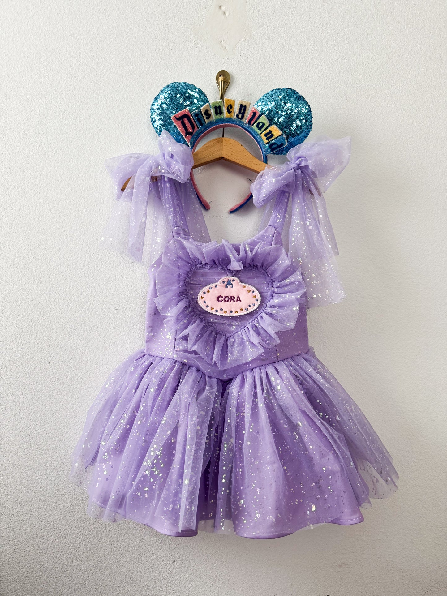 PREORDER Lilac V-Shape dress ( add patch separate listing )