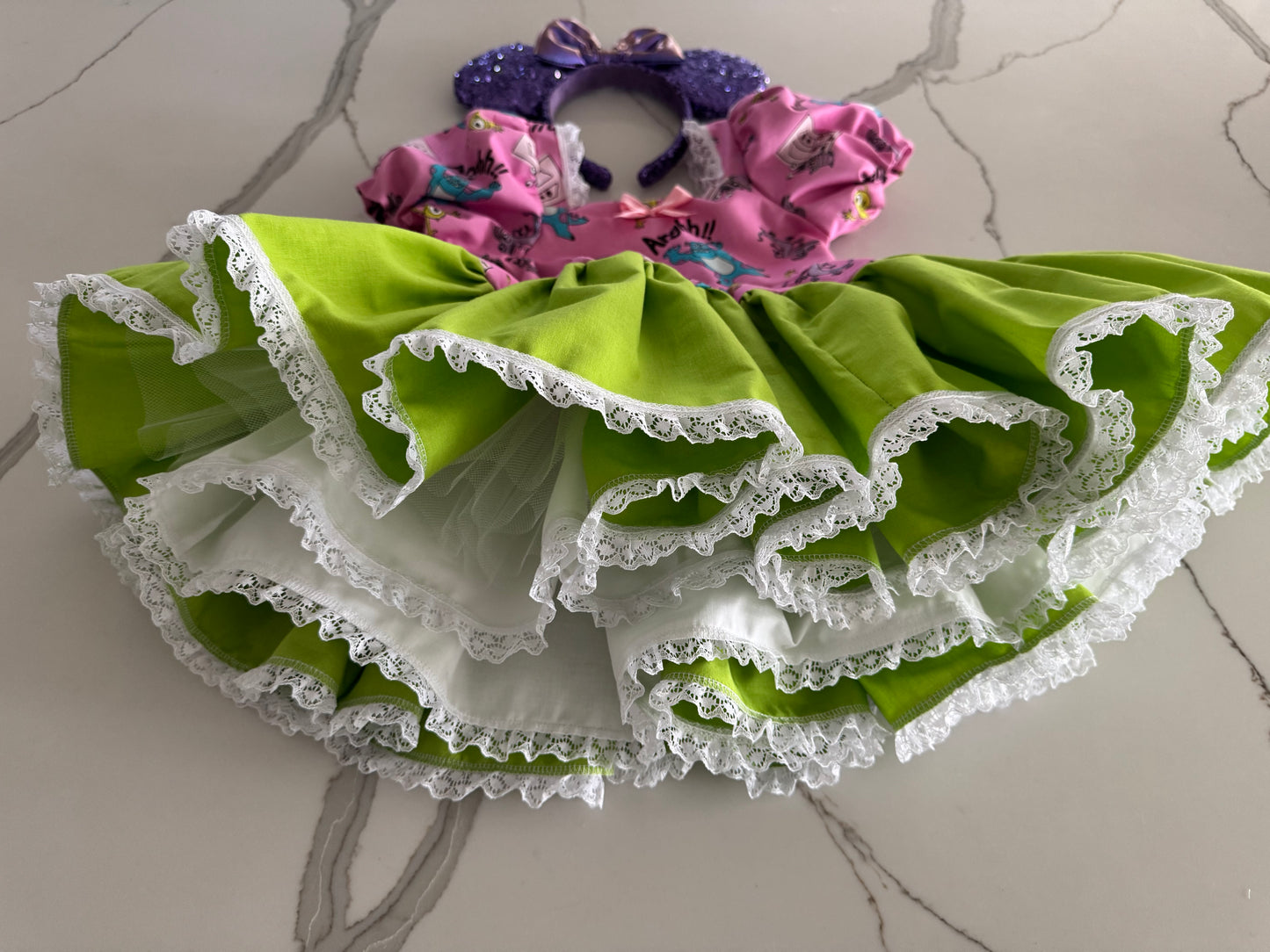 PREORDER Monsters Ultimate Celebration dress with petticoat layer