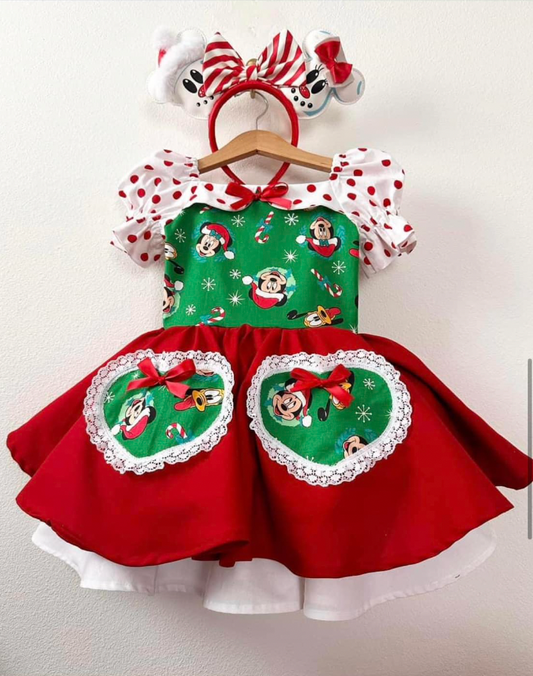 PREORDER Christmas exclusive mouse dress