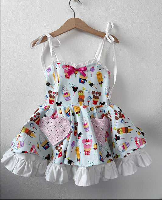 PREORDER Blue treats dress ( Add patch in separate listing)