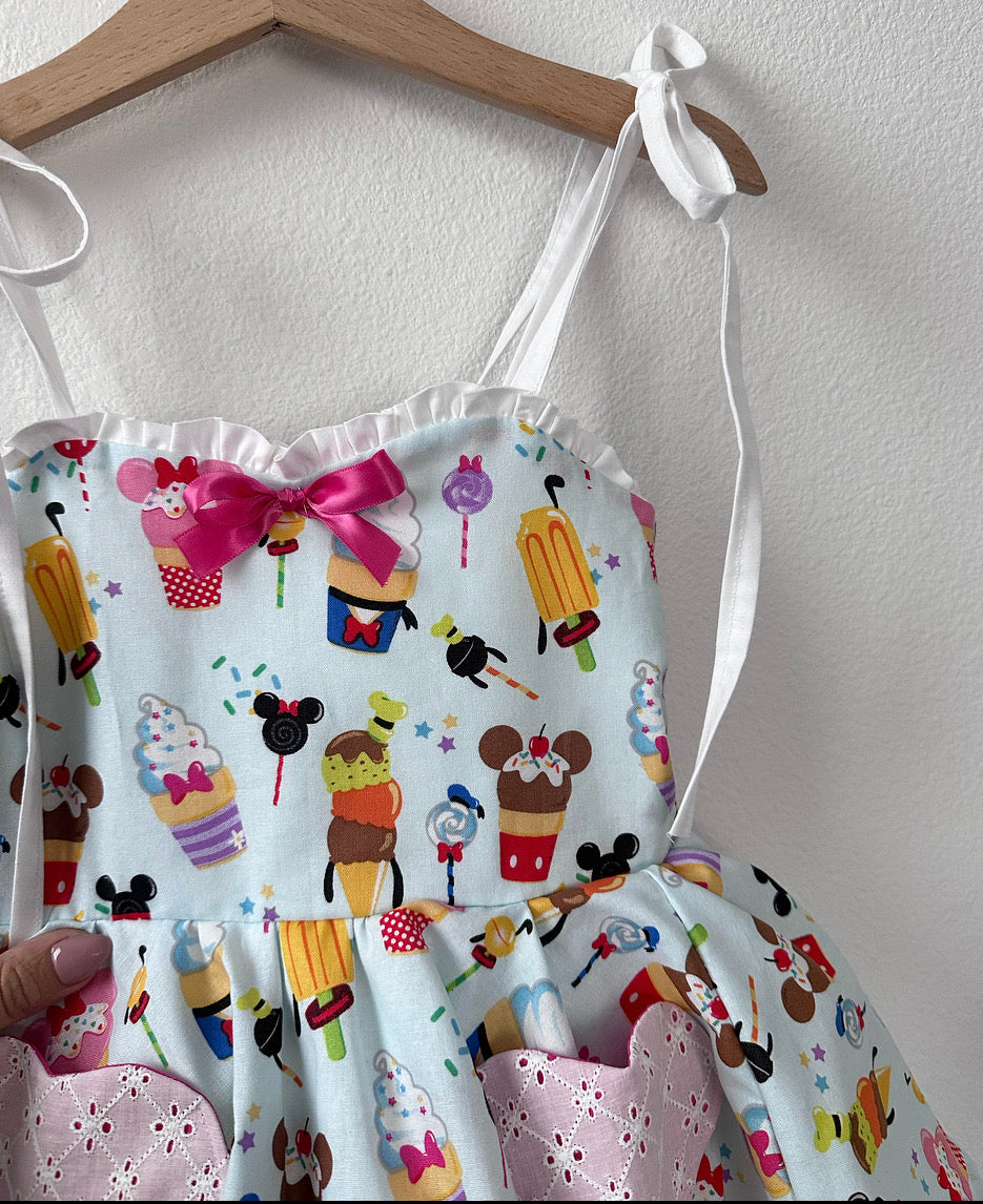 PREORDER Blue treats dress ( Add patch in separate listing)