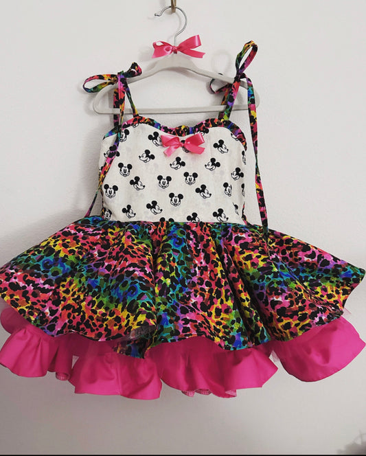 PREORDER Cheetah Ultimate twirl dress