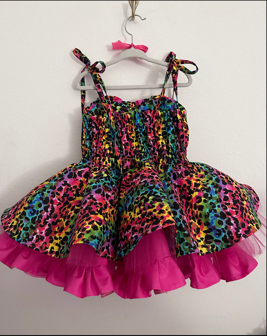 PREORDER Cheetah Ultimate twirl dress