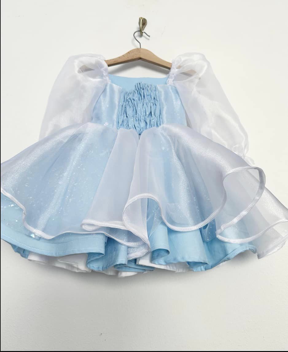 PREORDER Snowflake Ultimate poof dress (Petticoat layer INCLUDED)