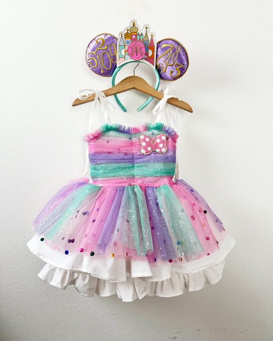 PREORDER Pastel ombre celebration ultimate poof dress (Patch add-on separate listing)