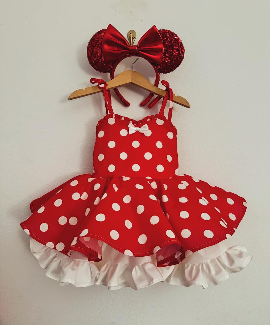 PREORDER Classic mouse poof dress ( Petticoat layer and patch INCLUDED ...