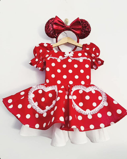 PREORDER Classic mouse dot poof dress ultimate poof dress