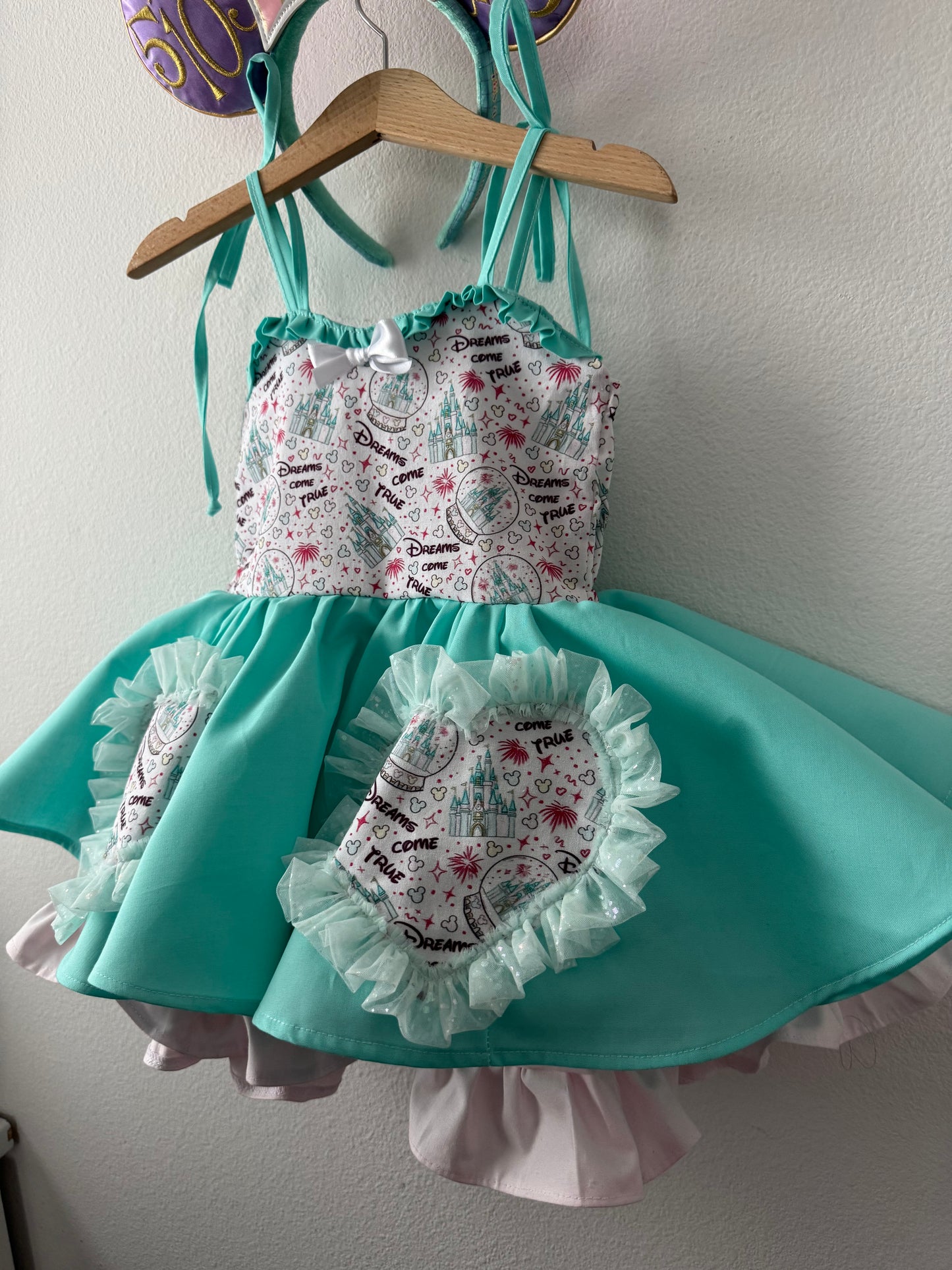 Preorder Parks Rope Drop dress with petticoat layer