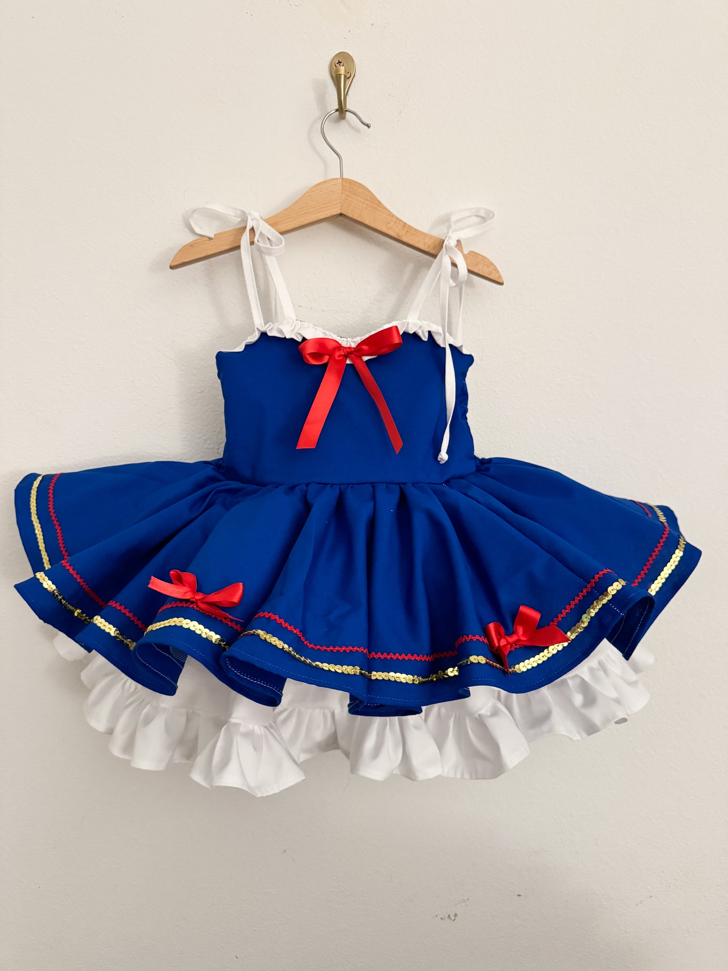 PREORDER Duck inspired twirl dress with petticoat layer