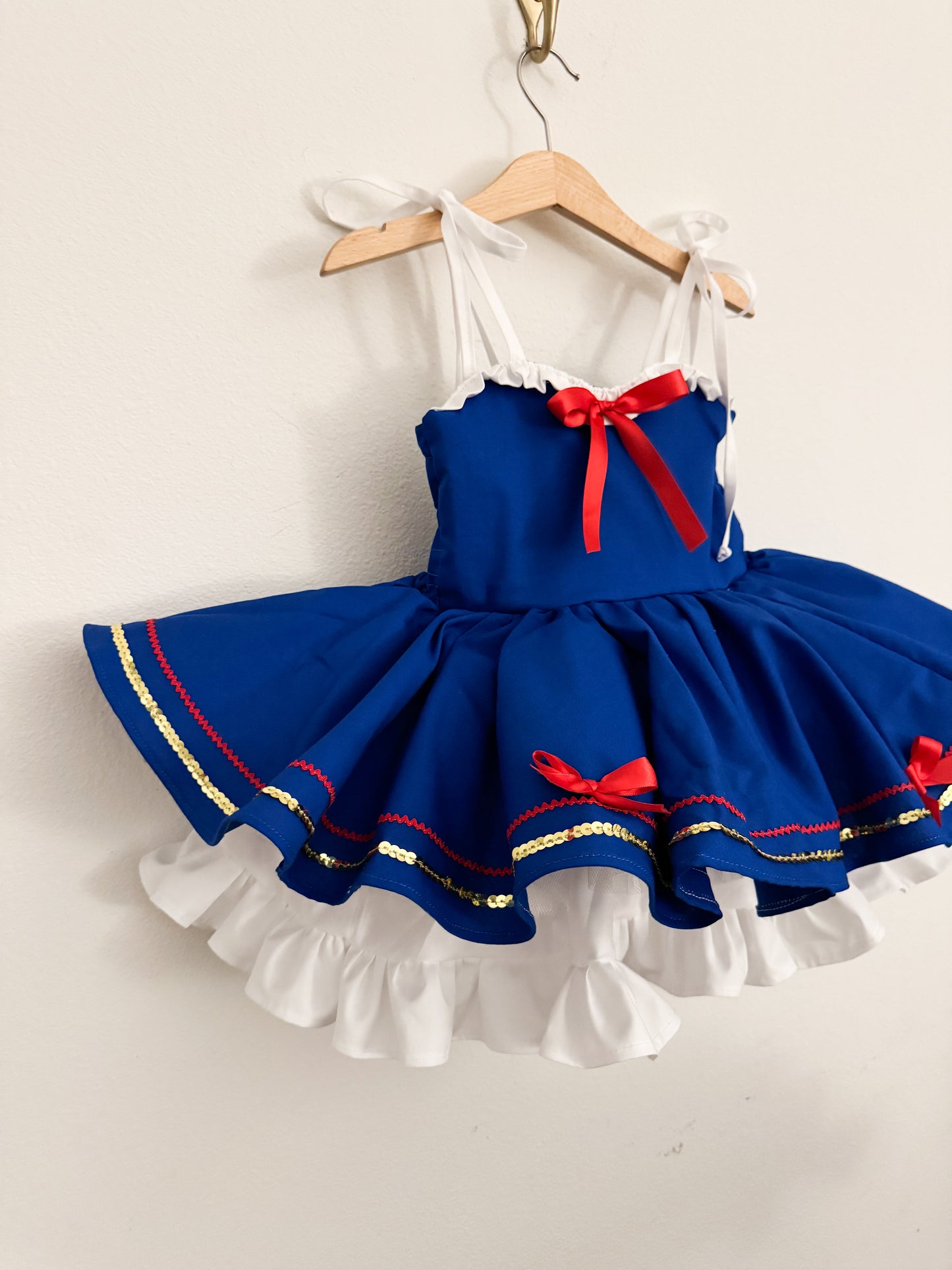 PREORDER Duck inspired twirl dress with petticoat layer