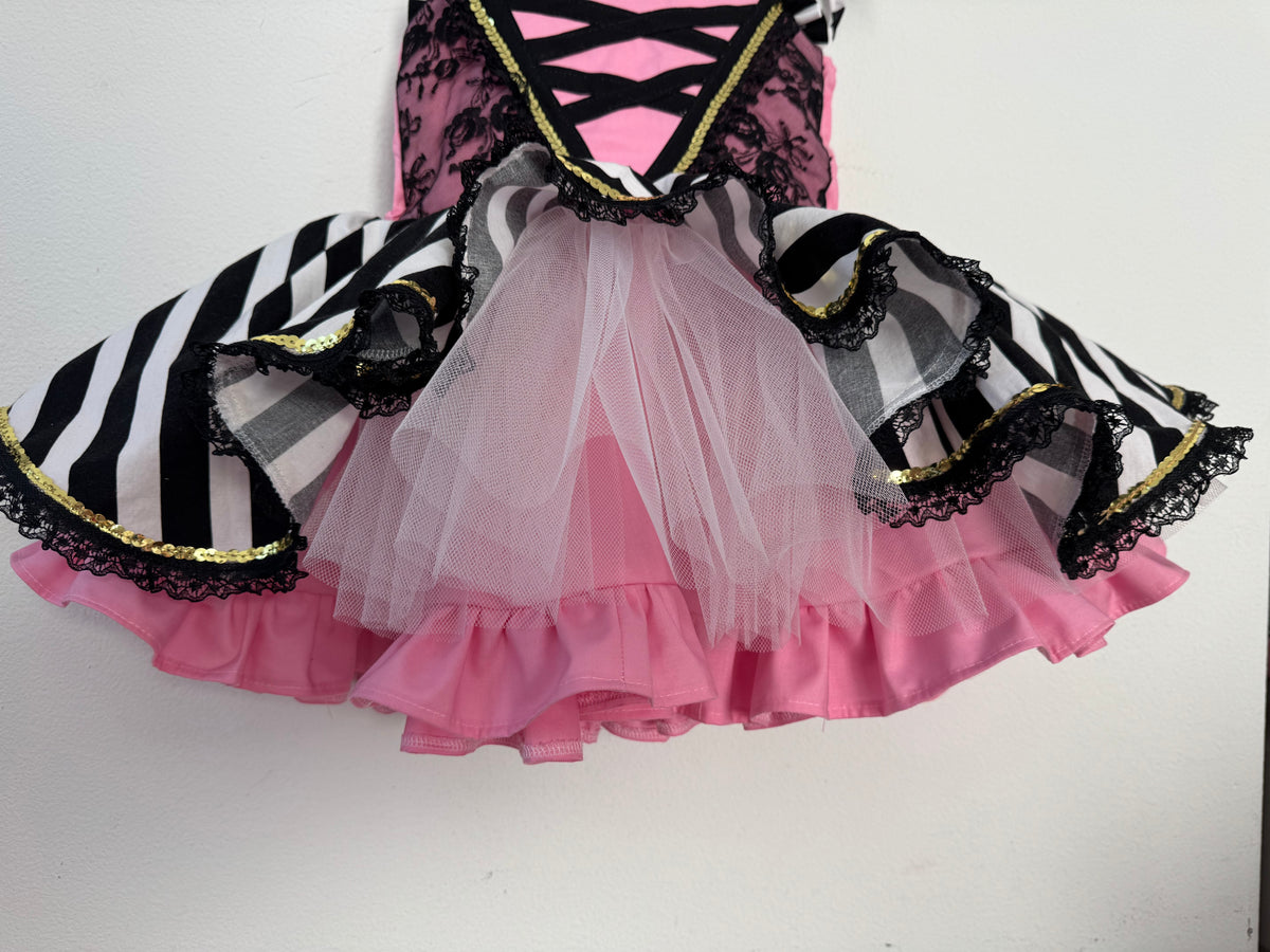 PREORDER pirate at sea pink poof dress