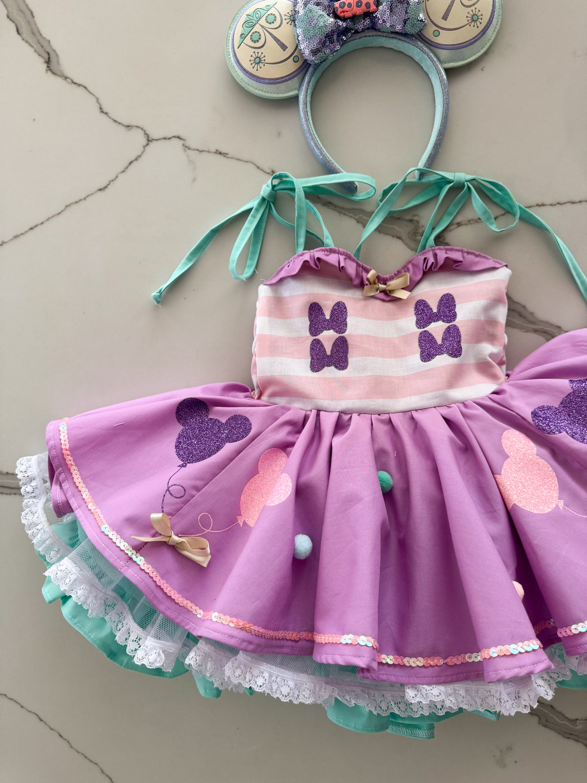 PREORDER Sail away birthday petticoat dress