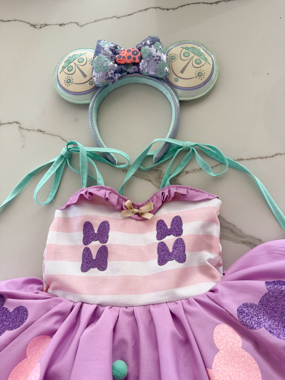 PREORDER Sail away birthday petticoat dress