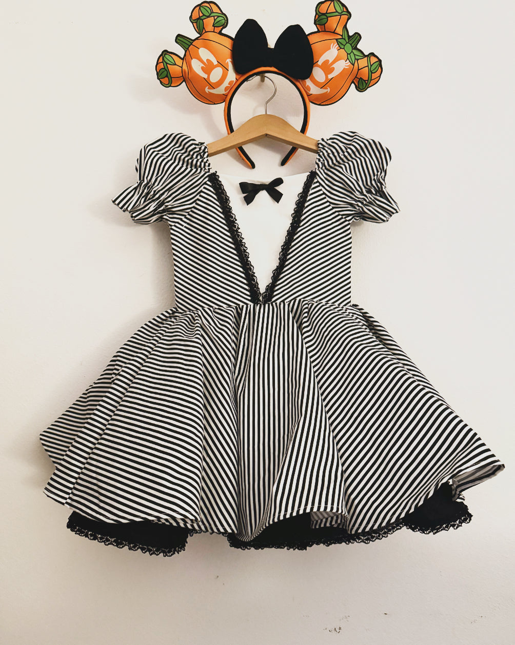 PREORDER  Skellington Twirl dress petticoat layer included)