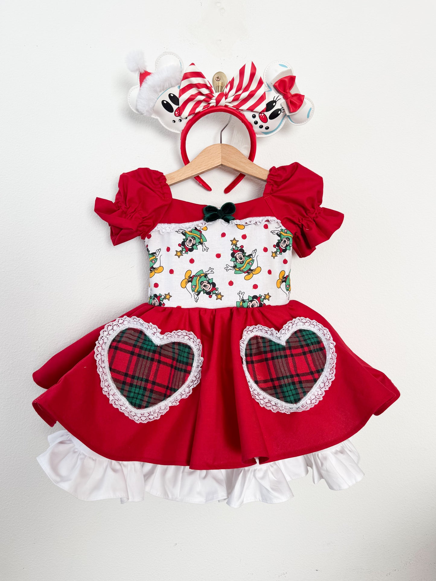 Preorder Tree Mouse twirl dress with petticoat layer