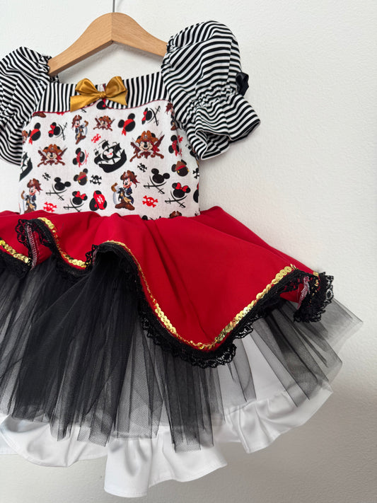 PREORDER Pirate at Sea poof dress