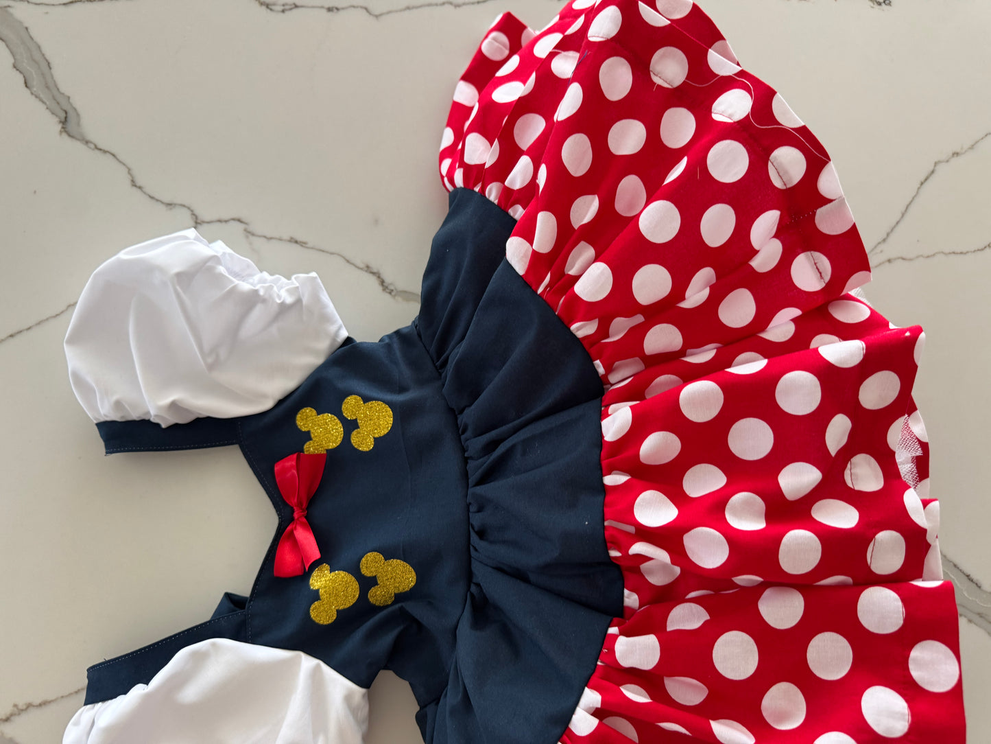 PREORDER Nautical mouse to of dress with petticoat layer