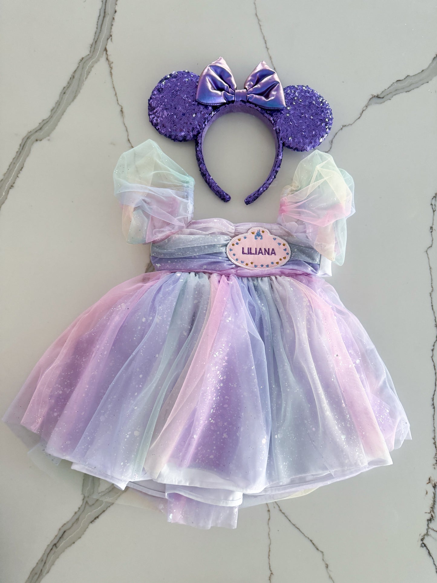 PREORDER Ombre babydoll dress (patch add-on separate)