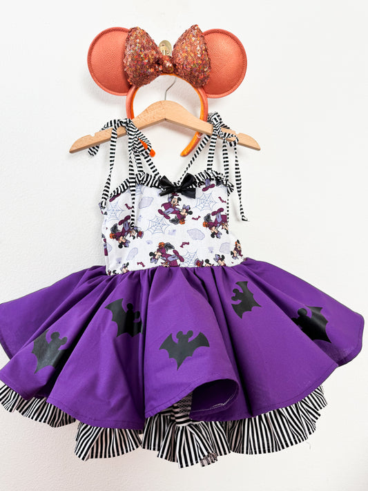 PREORDER Boo Bash twirl dress with petticoat layer
