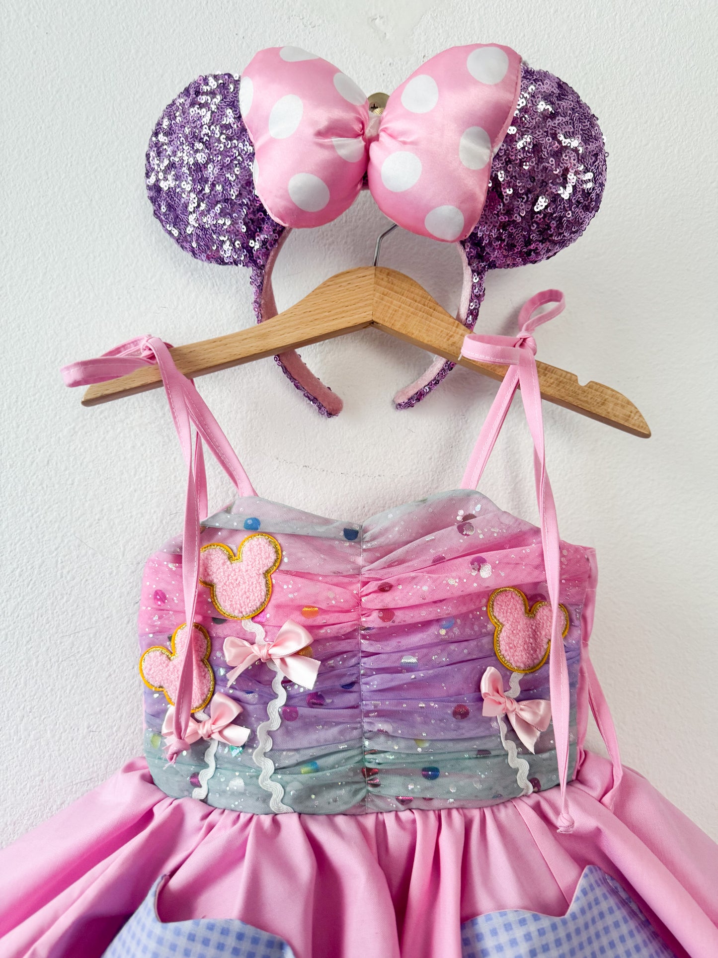 PREORDER Celebration mouse balloon dress WITH petticoat layer