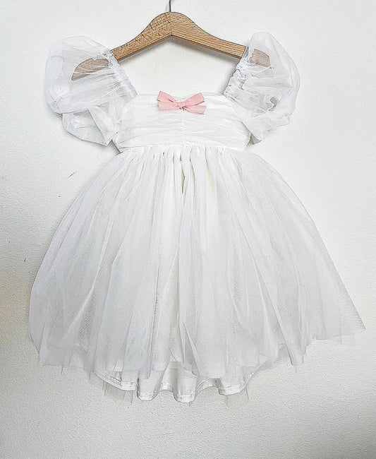 PREORDER White mesh babydoll